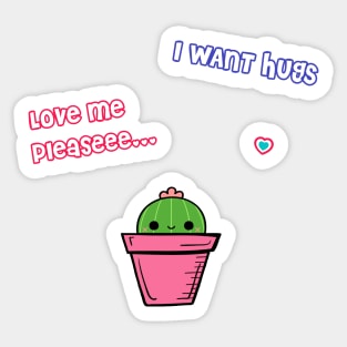 Cute Cactus Sticker